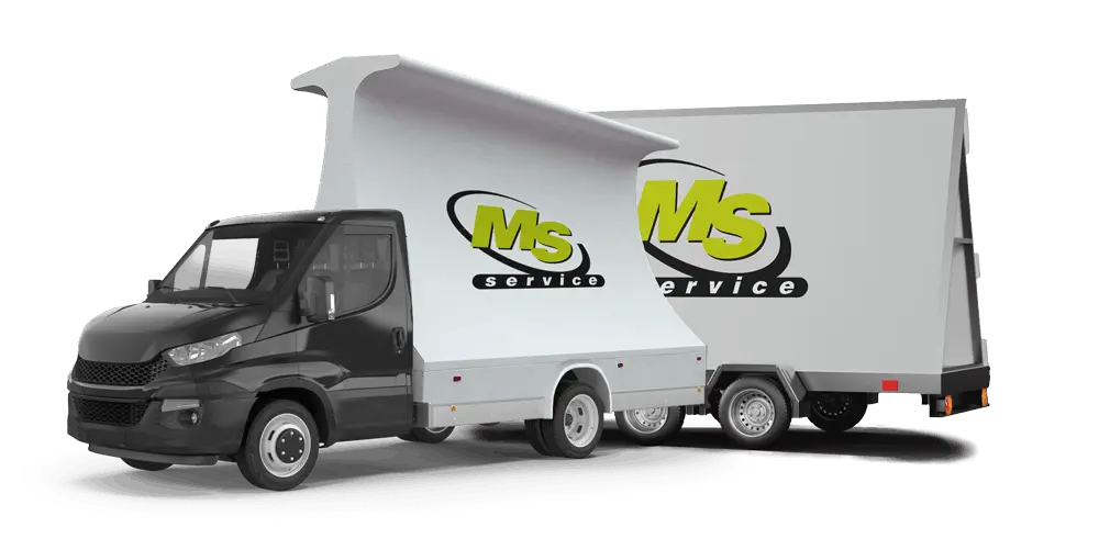Camion vela MS Service a Mestre